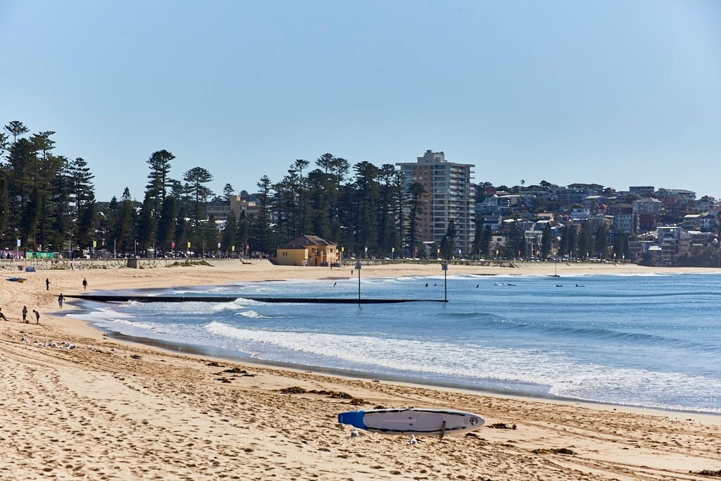 Manly Beach near South Steyne Medical Centre in Manly Sydney